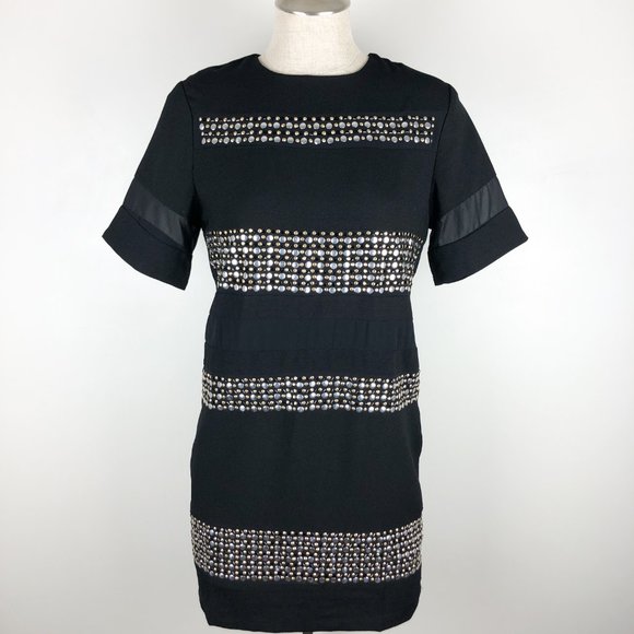 Endless Rose Studded Sheath Shirt Dress Sz M NWOT - Picture 2 of 8